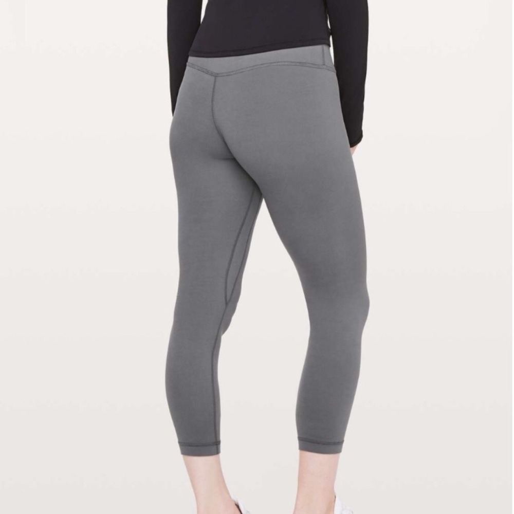 lululemon align carbon grey 25”